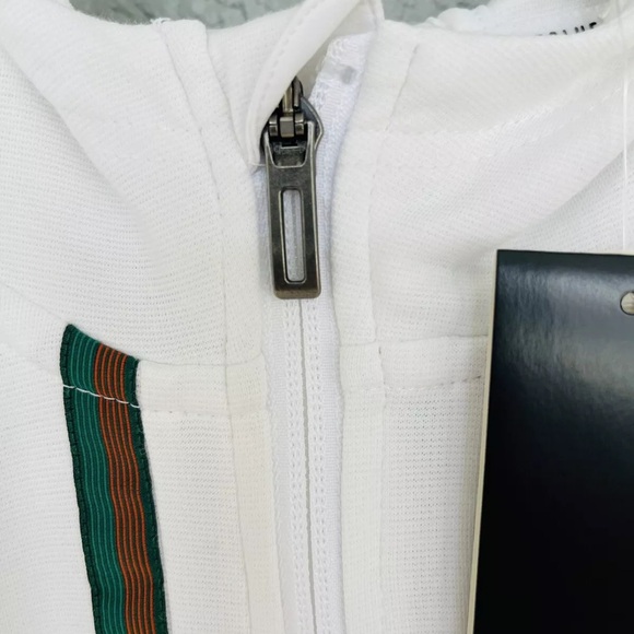 Adidas Miami Hurricanes Full Zip Clima Lite Performance Jacket College Sz S/M - Picture 7 of 14